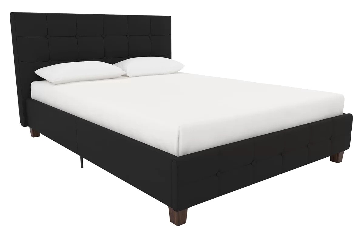 amherst upholstered platform bed by andover mills review