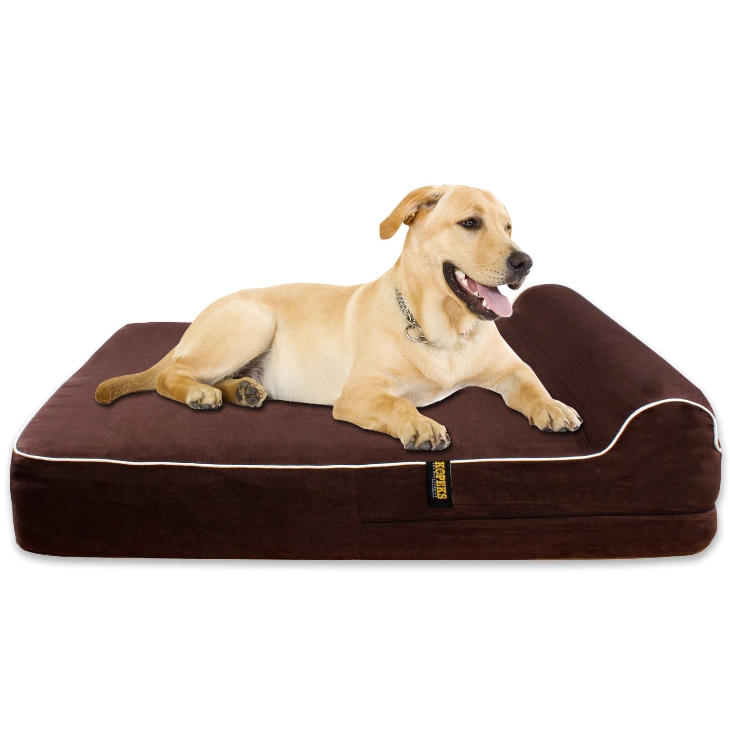 amazoncom barksbar large gray orthopedic dog bed x dog beds and f843d98789d42745