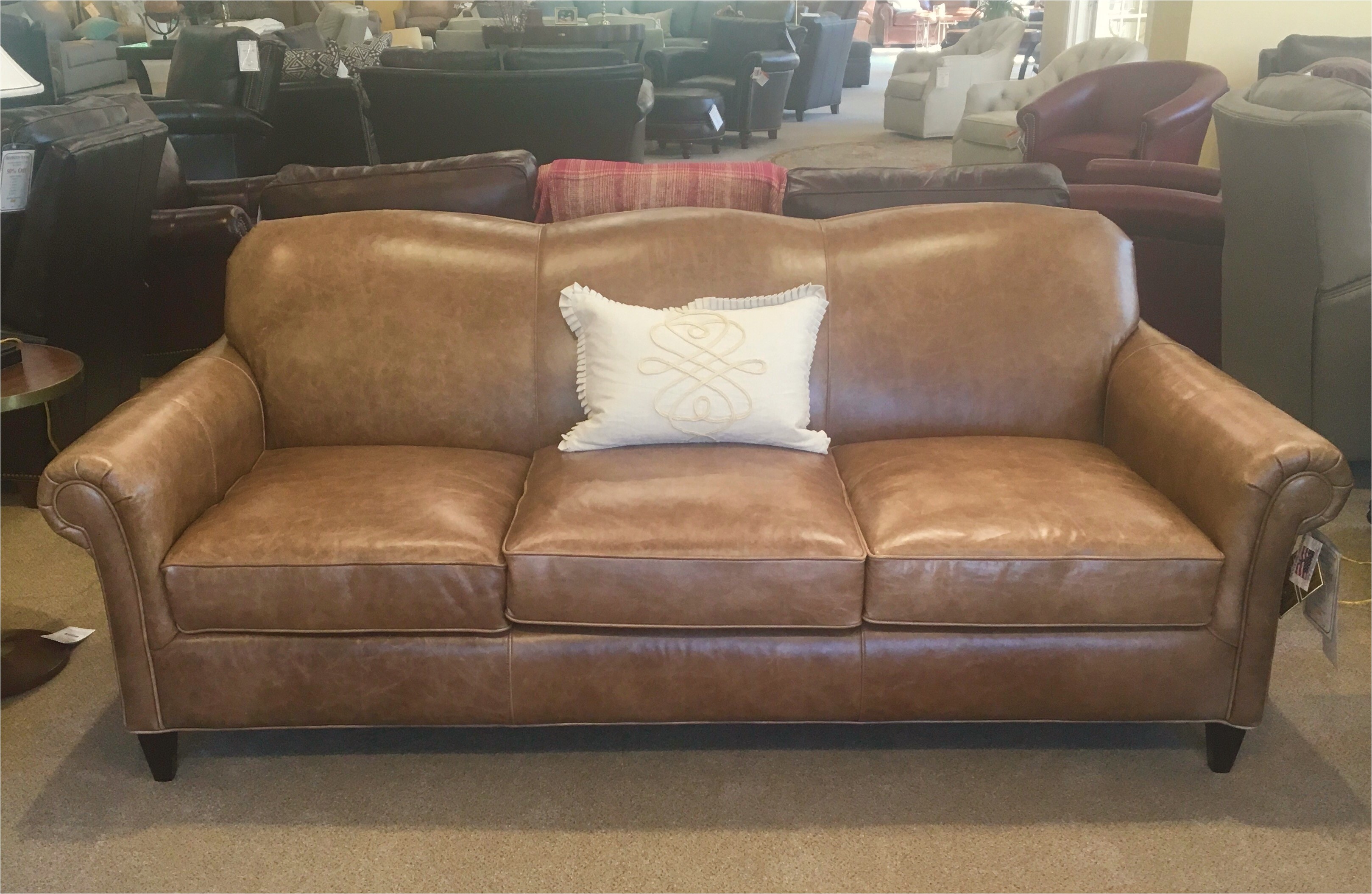 Bradington Young Leather sofa Clearance AdinaPorter