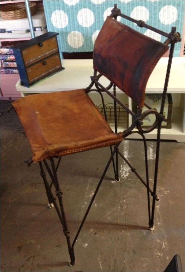 wrought iron bar stools