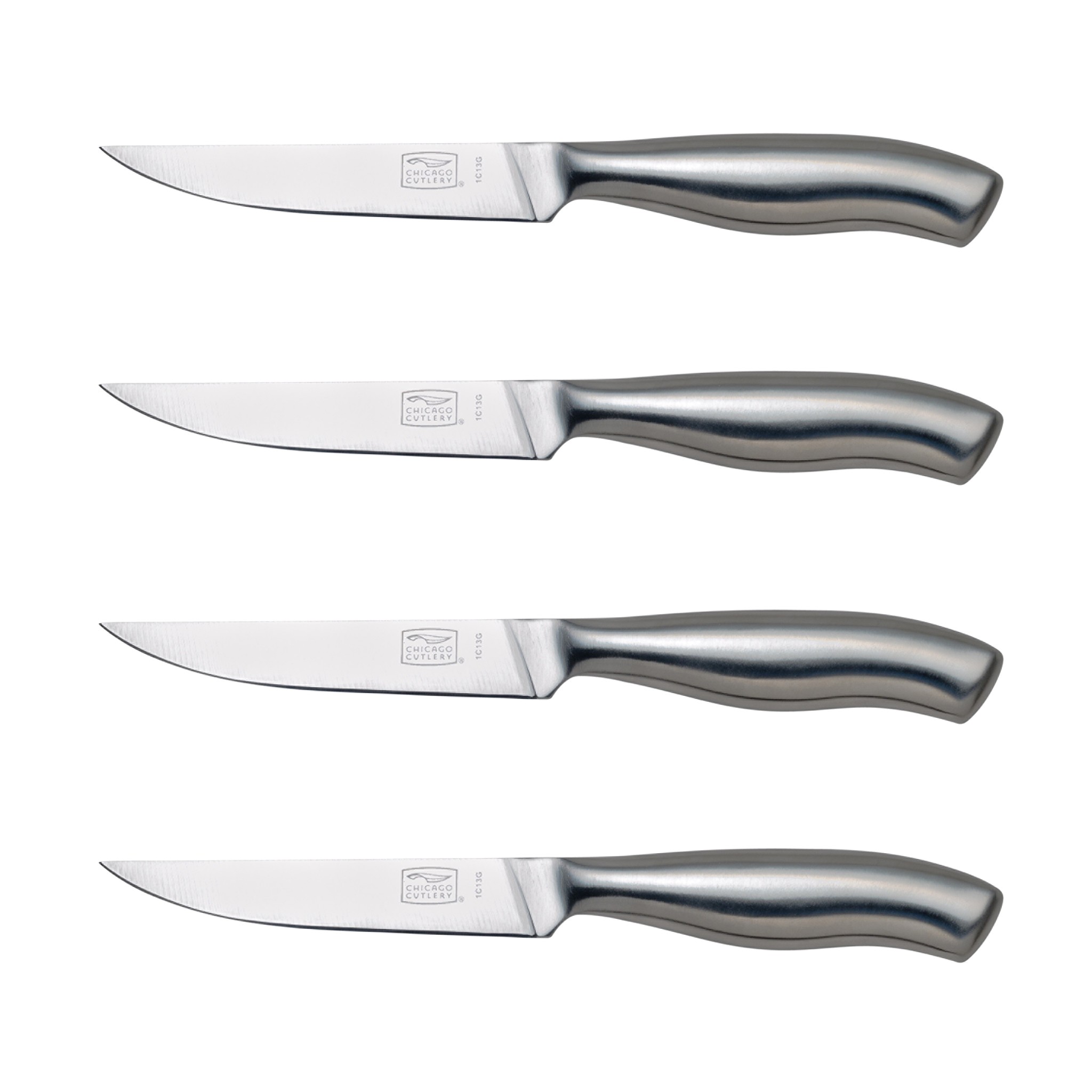 chicago cutlery insignia steel 4 piece steak knife set