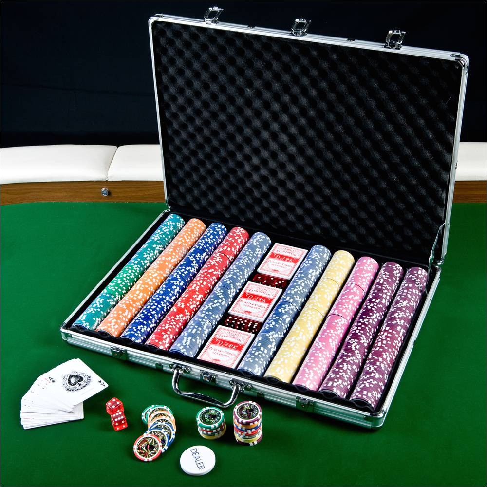 snap on poker chip set