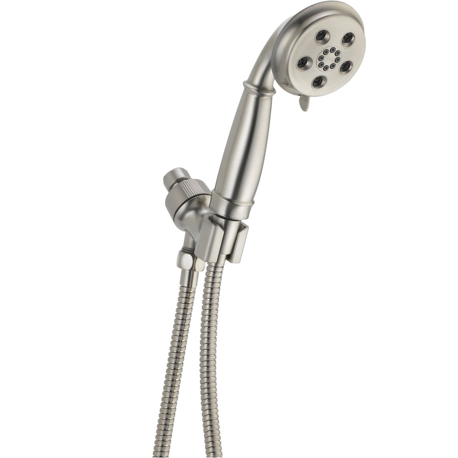 Delta H2okinetic Shower Head Review Shop Delta H2okinetic Stainless 3 Spray Shower Head at