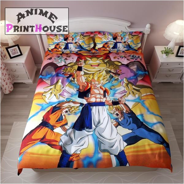 dragon ball z goku bed set comforter bed sheets