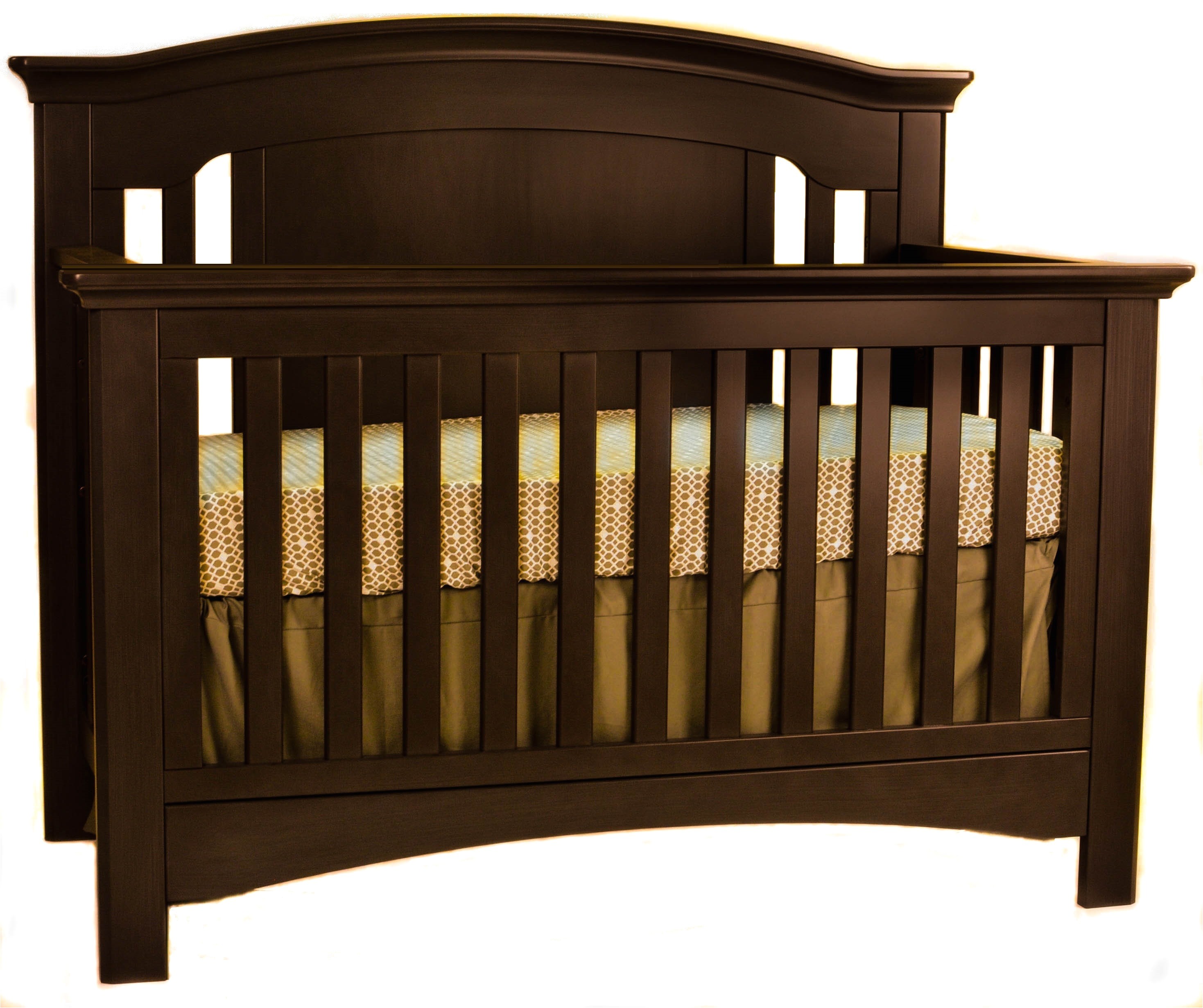 baby cache essentials curved lifetime crib