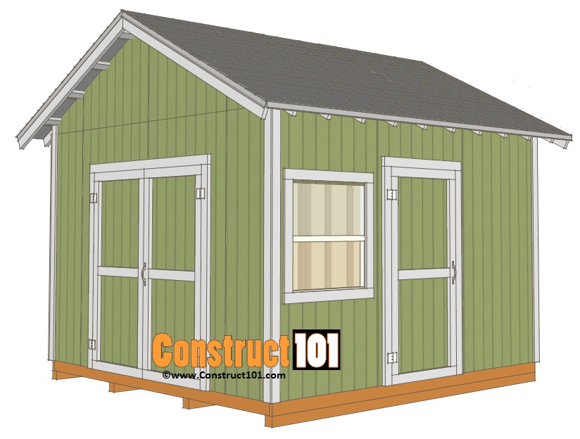 12x12 shed plans gable shed pdf download