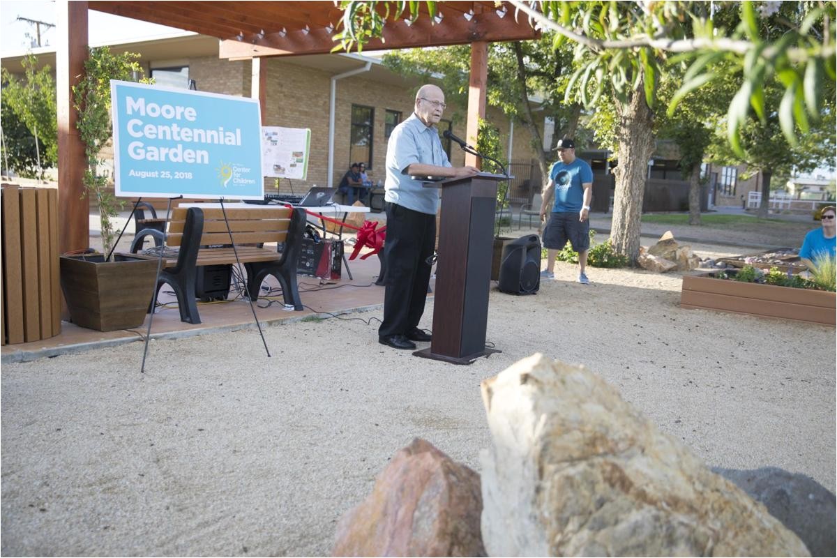 el paso center for children garden dedication