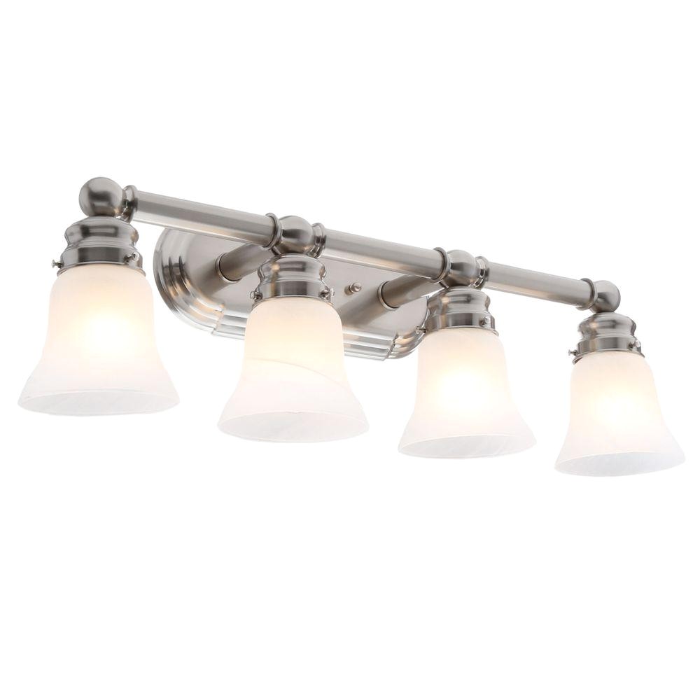 Hampton Bay Lighting Catalog AdinaPorter   Hampton Bay Lighting Catalog Hampton Bay 4 Light Brushed Nickel Bath Light 05382 The Of Hampton Bay Lighting Catalog 