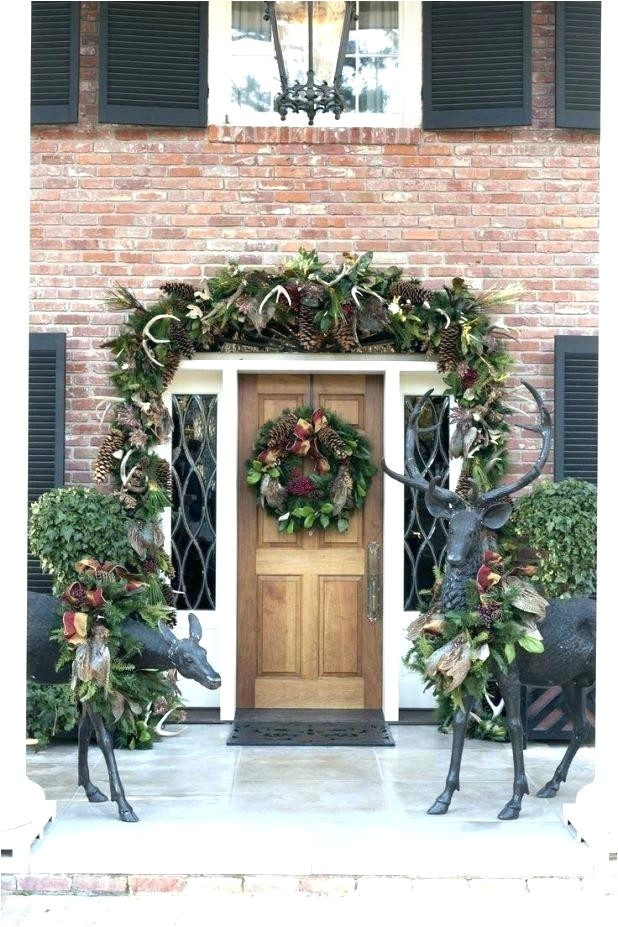 hanging garland around front door front doors lighted garland around front door hanging garland how to hang garland around front door inside