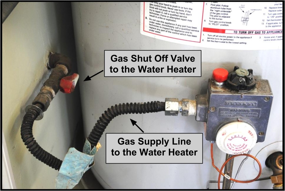 How to Turn Off Electric Water Heater Gas Main Shut Off Diagram Gas