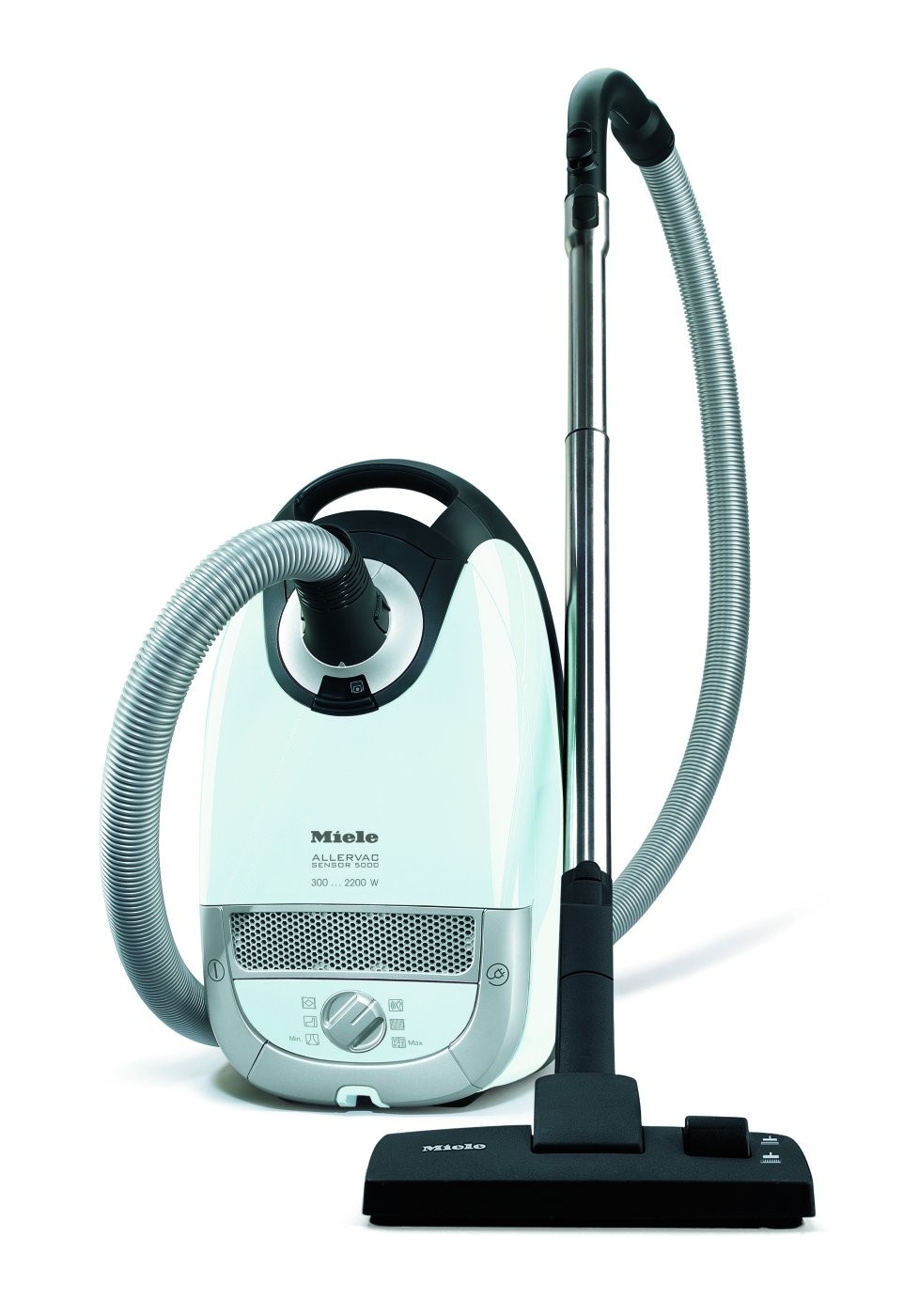 miele s5 allervac sensor 5000 bagged cylinder vacuum cleaner 2200 watt polar ice amazon co uk kitchen home