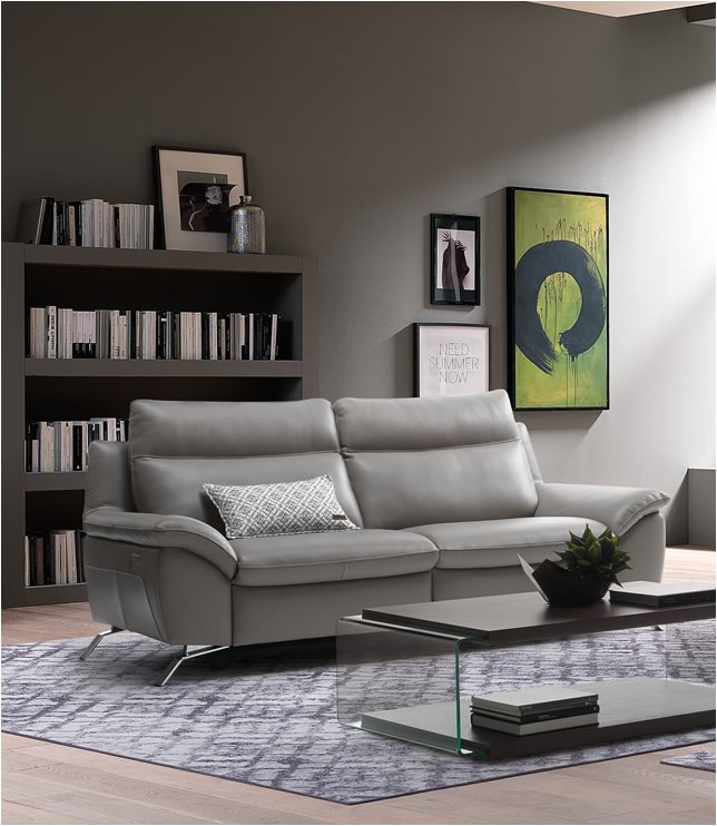 natuzzi editions orlando sofa with two recliners