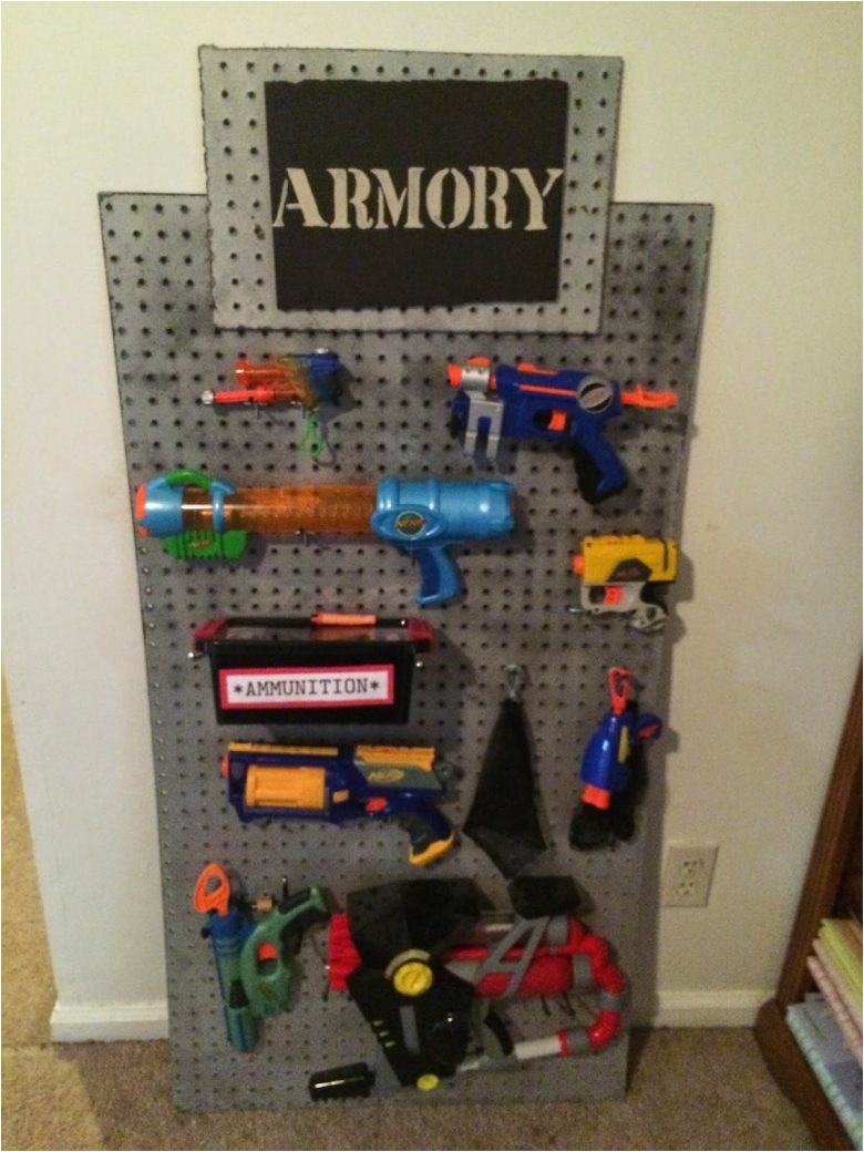 Nerf Gun Storage Rack | AdinaPorter