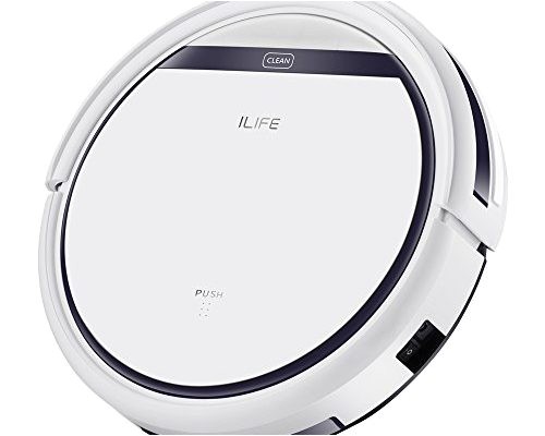 ilife v3s pro robotic vacuum newer version of v3s pet hair care powerful suction tangle free slim design auto charge daily planning good for hard floor and low pile carpet