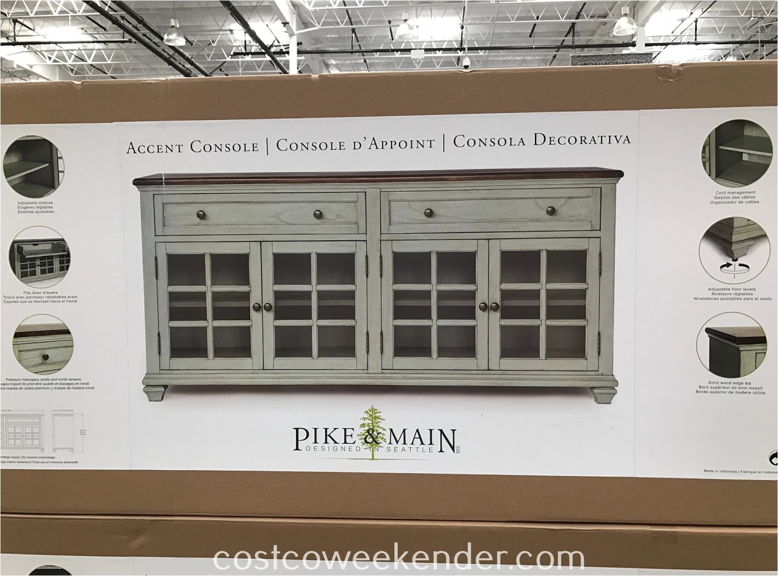 costco pike and main accent console 1041176