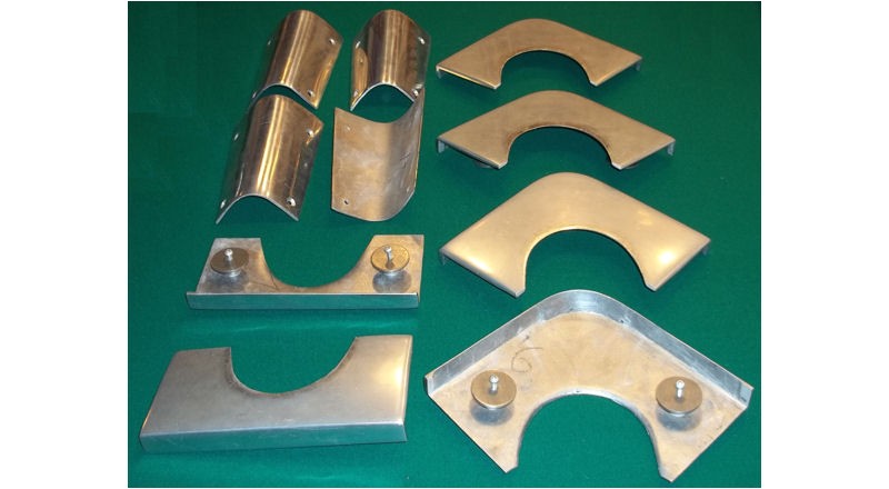 pool table metal corner castings