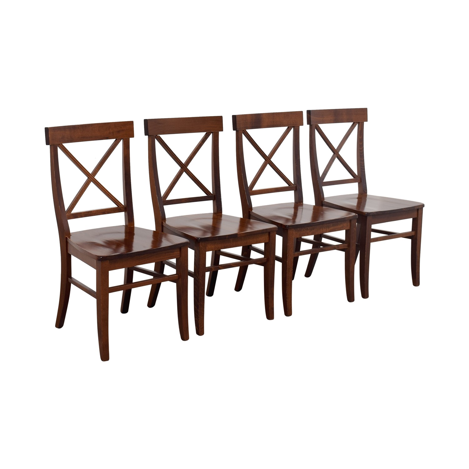 pottery barn pottery barn aaron wood dining chairs