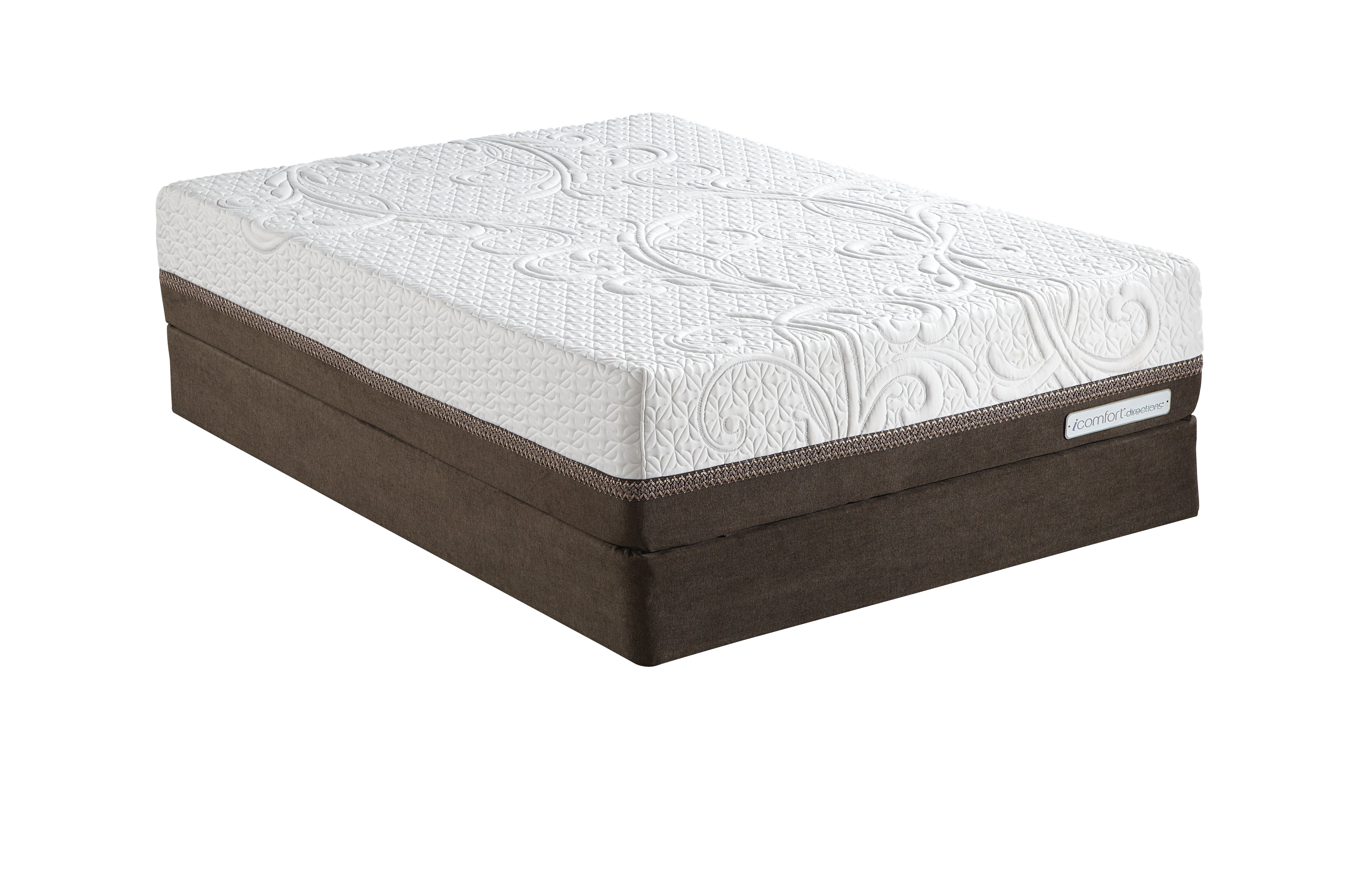 romantic bedroom decor with serta icomfort mattress