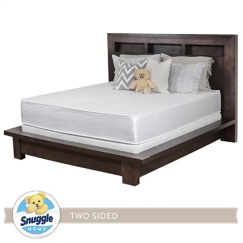 snuggle home 10 inch foam two sided mattress queen