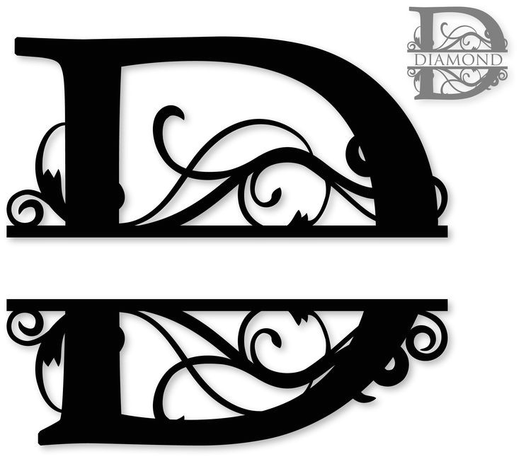 Download Split Letter Monogram Free | AdinaPorter