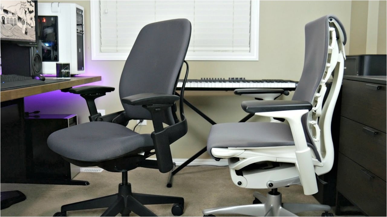 steelcase leap v2 ergonomic chair vs herman miller embody