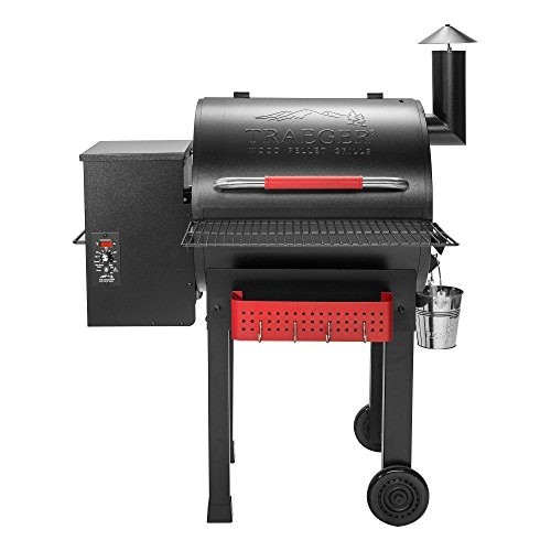 traeger grills tfb38tca renegade elite wood pellet grill and smoker with built in tool rack and shelf grill smoke bake roast braise and bbq
