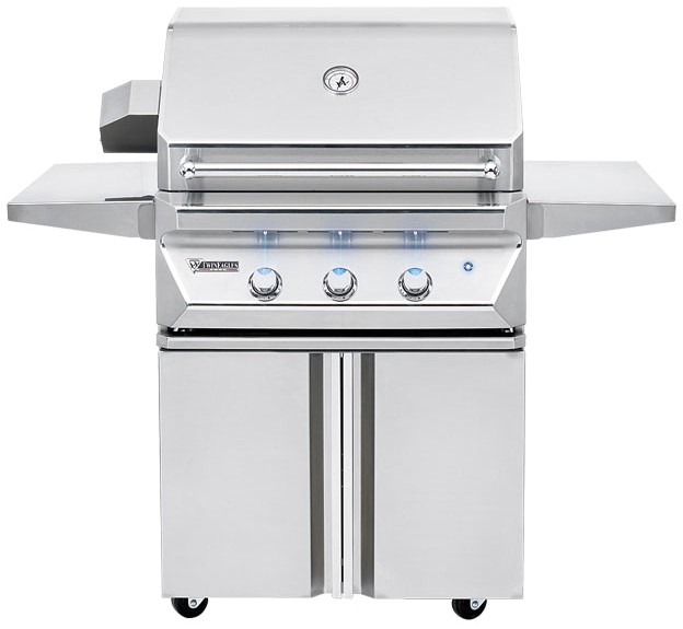 twin eagles 30 inch natural gas grill on cart