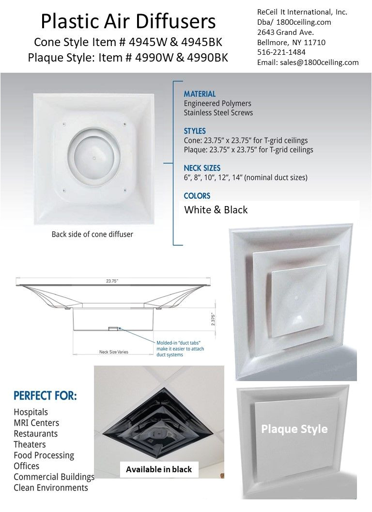 Air Vent Deflector Ceiling Commercial Plastic Air Vent White Plastic Vent Ceiling Diffuser Plastic