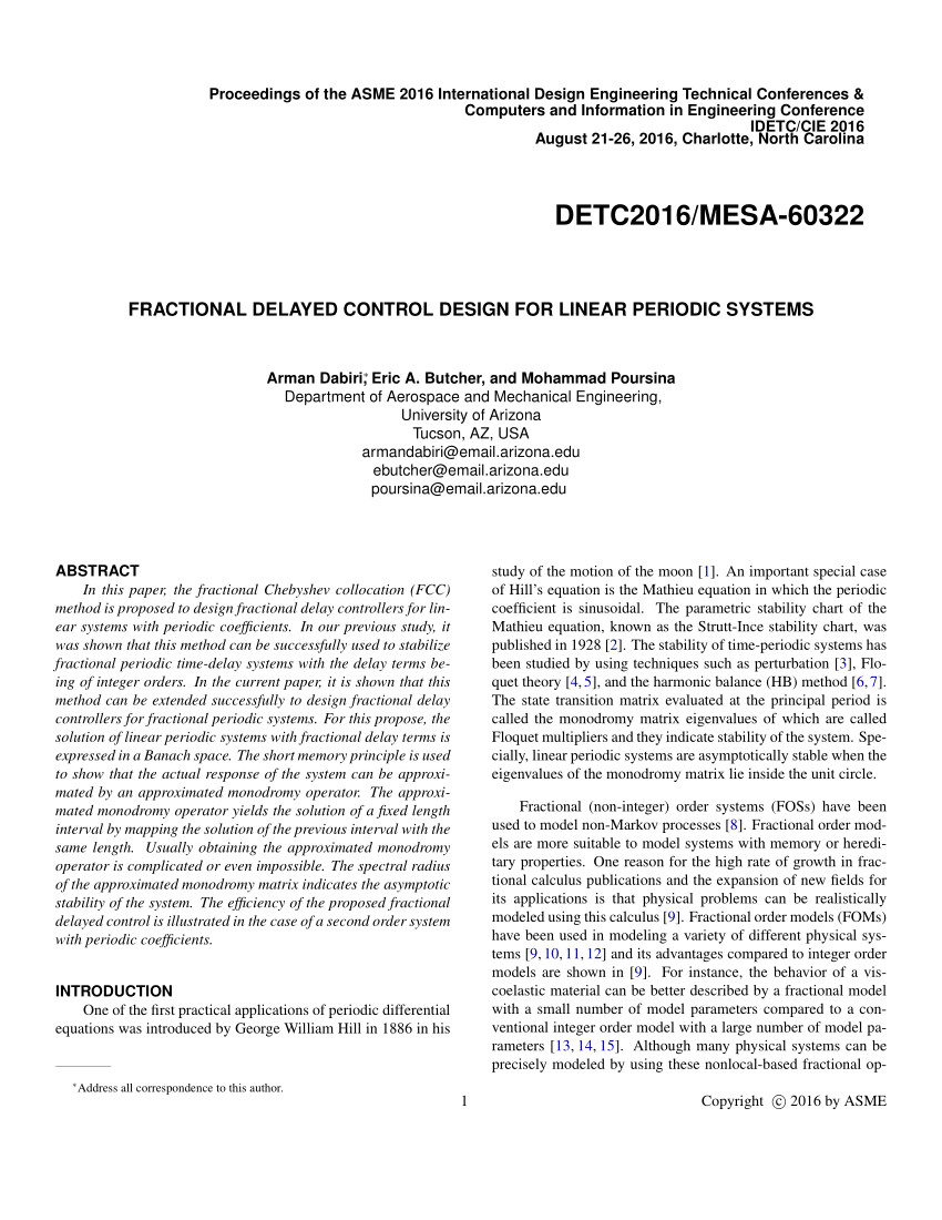 pdf fractional delayed control design for linear periodic systems