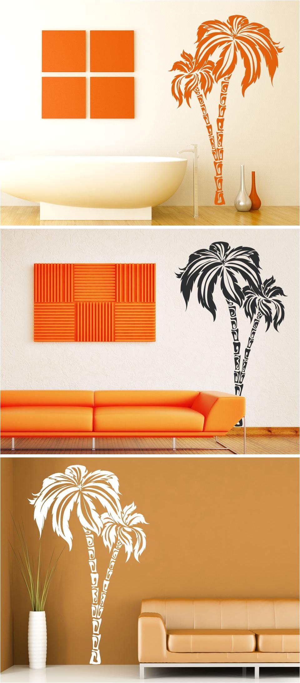 wandtattoo palmen paradies von wandtattoo com wands palm trees living area paradise