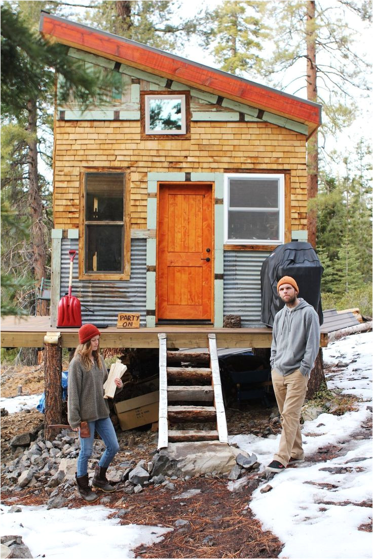 house tour a diy self sustainable micro cabin in cali