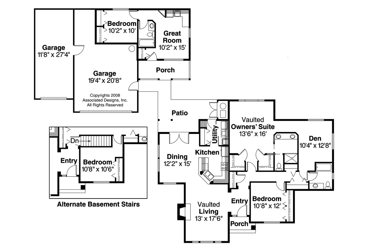 One Story Floor Plans With Mother In Law Suite Floorplans click