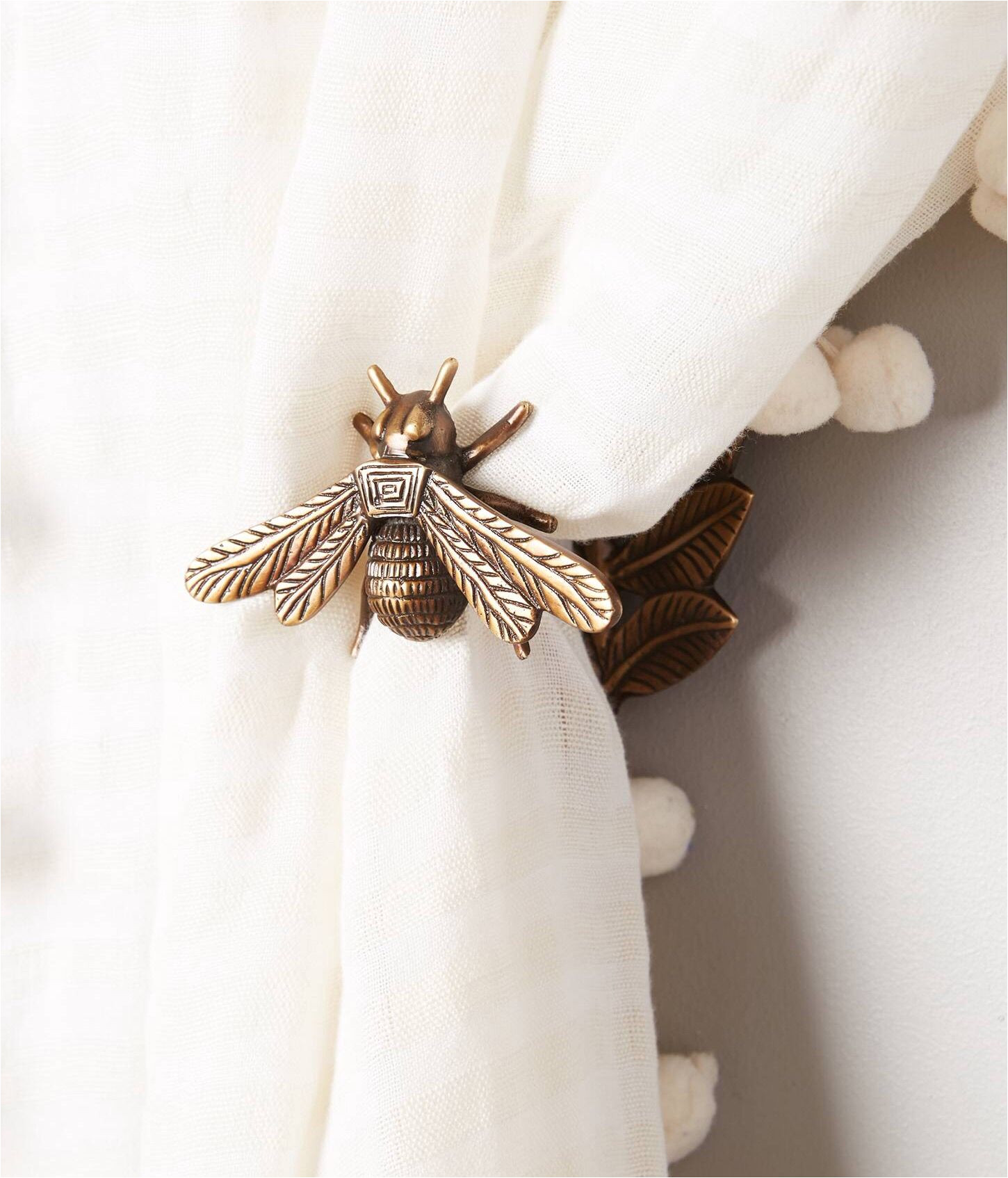 bronze bee curtain hook