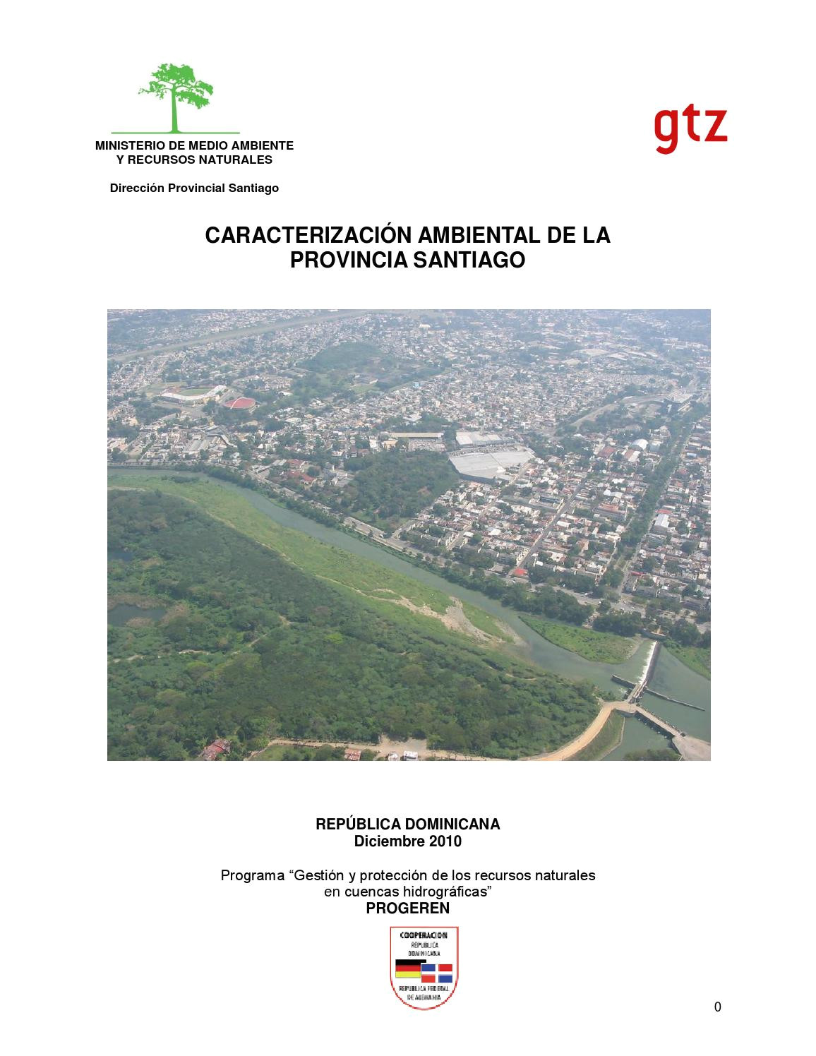 Fabrica De Muebles En Santiago Republica Dominicana Caracterizacia N Ambiental De La Provincia Santiago by Consejo Para