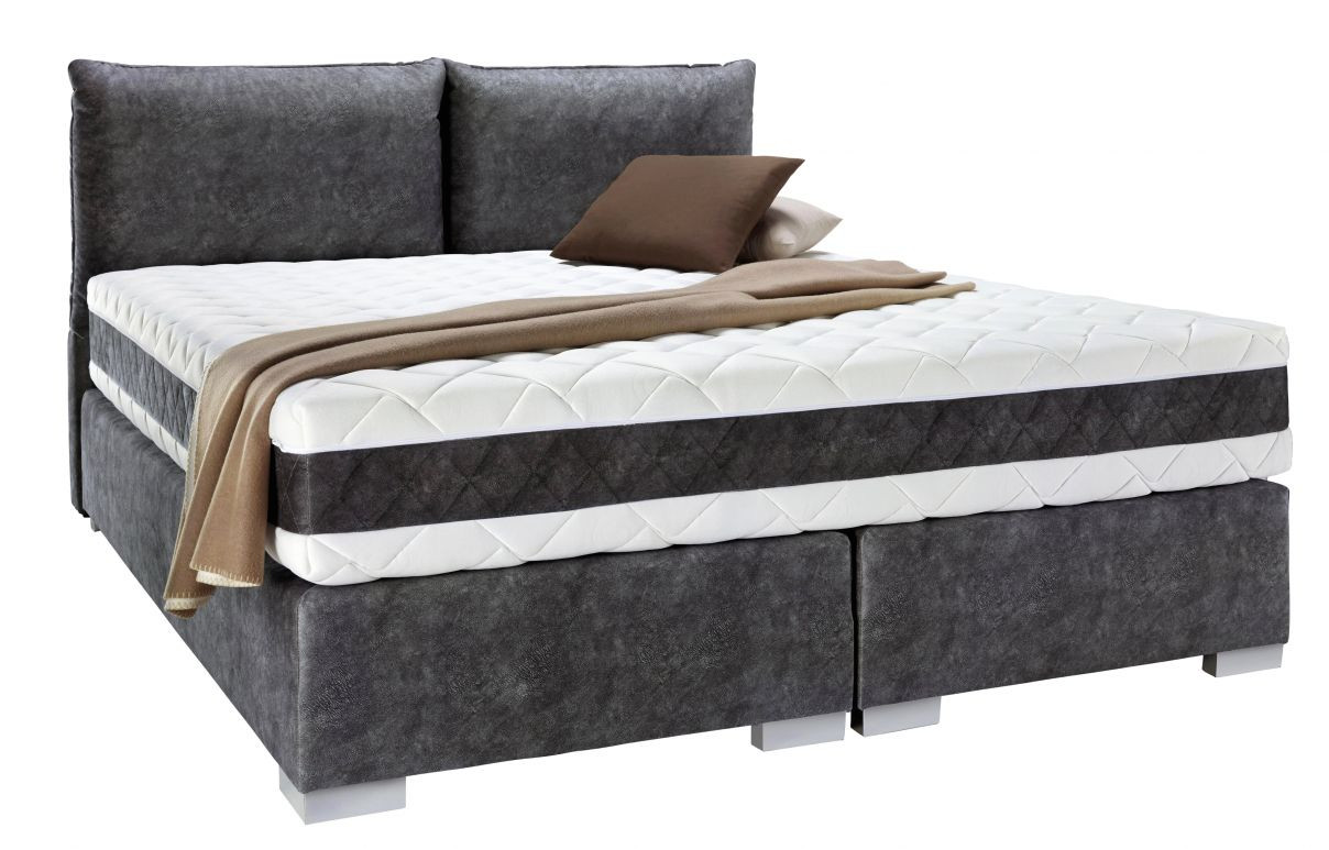 ikea bed with boxspring and mattress