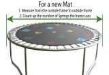 12ft Trampoline Mat and Springs 12ft Printed Trampoline Mat 72 Springs Oz Trampolines