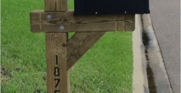 6×6 Mailbox Post Plans 6×6 Handmade Single Treated Mailbox Post