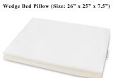 Acid Reflux Wedge Pillow for Side Sleepers Amazon Com Pharmedoc Bed Wedge Pillow 26 25 7 5