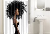 African American Bathroom Sets Afrocentric Afro Hair Design African 646 Shower Curtain