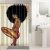 Afro American Bathroom Sets Afrocentric Afro Hair Design African 642 Shower Curtain