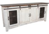 American Furniture Warehouse Pueblo Tv Stand ifd360stand 80 Pueblo 80 Quot Barn Door Tv Stand by Artisan