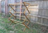 Amish Wooden Clothes Drying Rack Plans Bl Working Wooden Clothes Drying Rack Plans