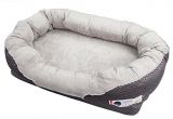 Barksbar Large orthopedic Dog Bed Barksbar Large Gray orthopedic Dog Bed 40 X 30 Inches