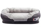 Barksbar orthopedic Dog Bed Barksbar Gray orthopedic Dog Bed Snuggly Sleeper with