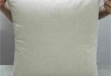 Blank Canvas Pillow Covers wholesale All Sizes Plain Natural Gray Linen Cotton Blended Pillow Cover