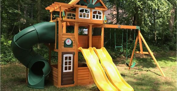 Cedar Summit Spring Valley Deluxe Playset New England Playset assembly Sudbury Ma Playset