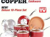 Copper Pan as Seen On Tv Reviews as Seen On Tv Copper Pan Red 4 Square Deep Dish Ceramic 5