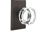 Emtek Lowell Crystal Cabinet Knob Emtek Bronze Lowell Crystal Door Knob Set Low Price Door