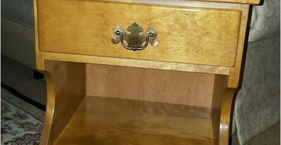 Ethan Allen Baumritter Bedside Table Ethan Allen by Baumritter Maple Nightstand End Table 1