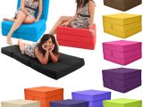 Fold Out Chair Bed for Adults Gilda Fold Out Adult Cube Guest Z Bed Chair Stool Single